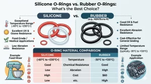 Silicone O Rings vs Rubber O Rings